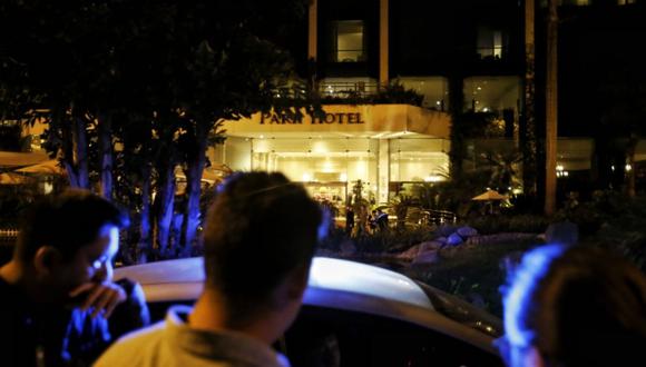 La balacera se desató en los alrededores del Miraflores Park Hotel. (Renzo Salazar/GEC)