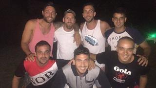 Lionel Messi se reunió con su promoción de Newell's Old Boys