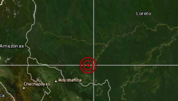 El epicentro del seísmo se localizó a 30 kilómetros al norte de Yurimaguas (Loreto) y a una profundidad de 21 kilómetros. (Foto: IGP)