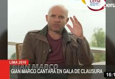 Gian Marco será el artista estelar en la clausura de los Juegos Panamericanos 2019