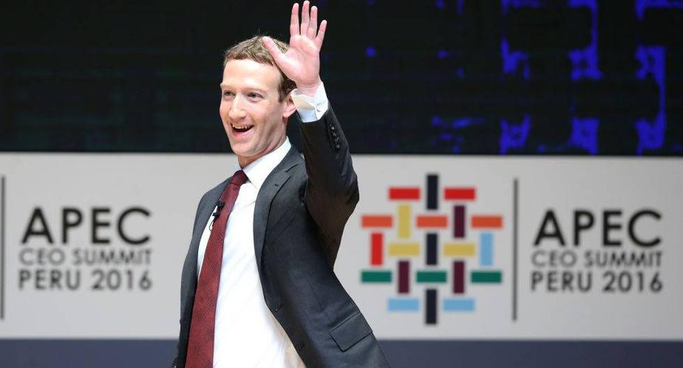 Mark Zuckerberg, CEO de Facebook, en Lima por APEC 2016. (Foto: EFE)
