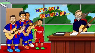 Se burlan de la posible llegada de Coutinho al Barcelona con un corto animado [VIDEO]