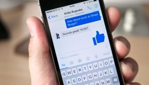 La aplicación de Facebook Messenger funciona de forma independiente a Facebook. (AFP)