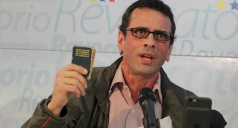 Henrique Capriles defiende Carta Democrática de OEA a Venezuela (EFE)