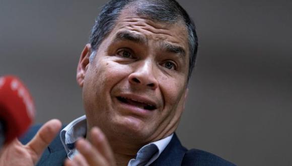 Rafael Correa rechaza que esté detrás de un golpe de Estado en Ecuador. (Getty Images).