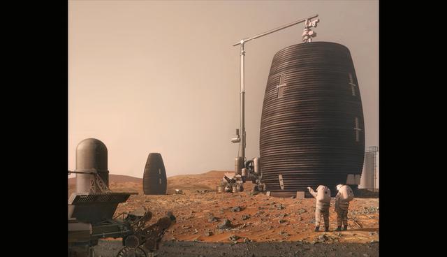 La empresa AI SpaceFactory ha creado el edificio MARSHA, diseñado específicamente para que la NASA realice trabajos de investigación en Marte. (Foto: AI SpaceFactory)