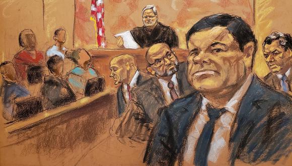 Juicio a El Chapo Guzmán en Nueva York revela su vida amorosa y negocios. (EFE).