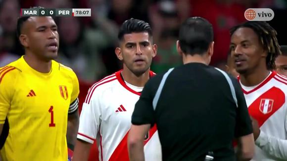Zambrano y Boufal fueron expulsados en el Perú vs. Marruecos. (Video: América TV)