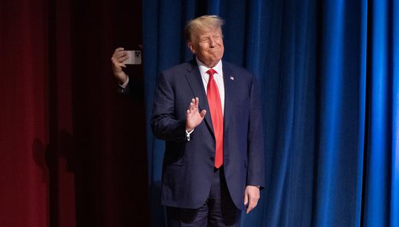 El expresidente de los Estados Unidos y aspirante a presidente de 2024, Donald Trump. (Foto de ALLISON JOYCE / AFP)