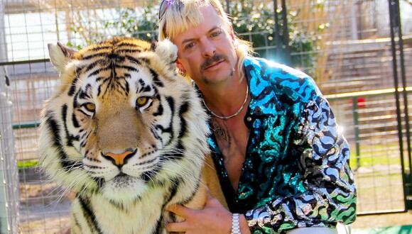 Joe Exotic, protagonista de "Tiger King", quiso tener como emblema también a lobos. Foto: Difusión.