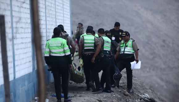 El homicidio ocurrió en un cerro en la zona de Manchay, distrito de Pachacámac. Foto: GEC