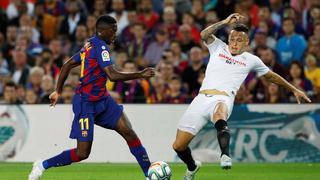 Barcelona vs. Sevilla: Dembélé y la asombrosa acción personal para el 3-0 culé por la Liga española | VIDEO