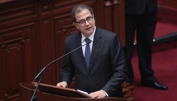 Francisco Ísmodes en el Congreso de la República. (Foto: Ministerio de Energía y Minas)