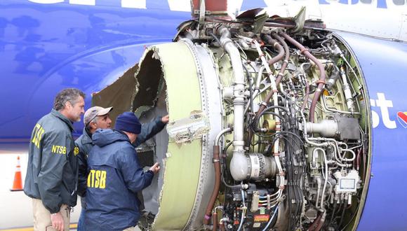 Aerolíneas en alerta tras explosión de motor de Boeing 737 de Southwest Airlines. (Reuters).