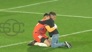 La historia de Tiziano, el niño que consoló al arquero Unsain, tras el gol de Boca Juniors