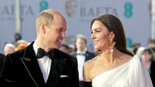 El pícaro gesto de Catalina de Gales con el príncipe Guillermo en los premios BAFTA 2023 