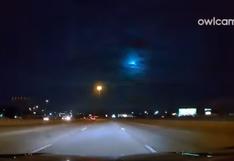 EEUU: grabó la caída de un meteorito desde su vehículo y el video impactó a miles en redes 