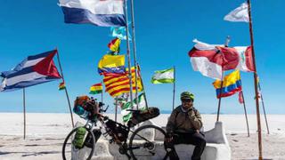 Todo por amor: la historia del hombre que viajó en bicicleta de México hasta Argentina para ver a su novia