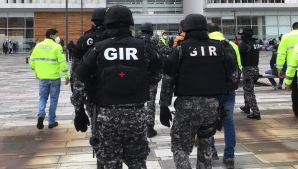 La operación fue llevada a cabo por agentes de la Fiscalía y la Policía. (Foto: Fiscalía de Ecuador)