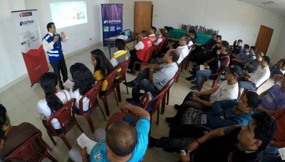 Durante tres días seguidos un centenar de personas participó del seminario "Juntos por la prevención de accidentes en carreteras". (Foto: Sutran)