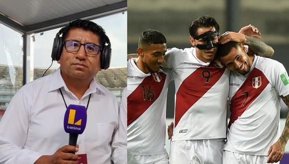 Freddy Cora será el responsable de narrar el Perú vs. Australia para Latina Televisión. (Foto: @freddycora75/AFP).