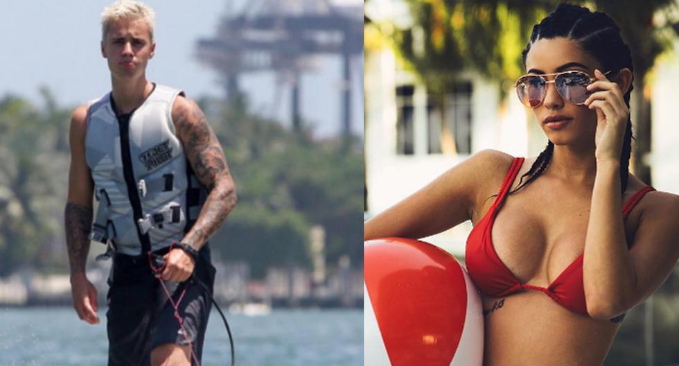 Justin Bieber y su paseo por Miami junto a la modelo Alexandra Rodríguez. (Foto: Instagram)