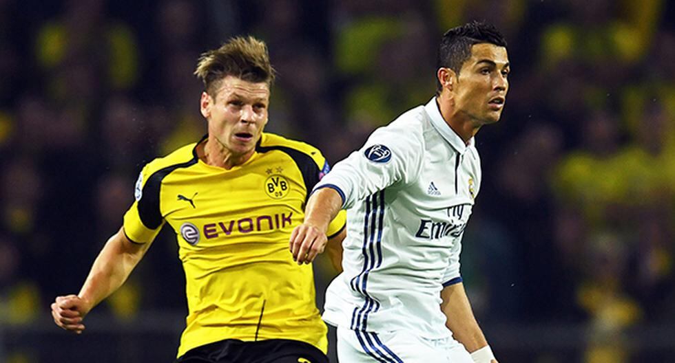Cristiano Ronaldo protagonizó una de las jugadas más polémicas del duelo entre Real Madrid vs Borussia Dortmund, por la Champions League. (Foto: EFE)