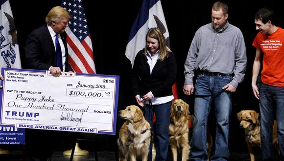Donald Trump disuelve su fundación caritativa tras acusación de mal uso de dinero. (Reuters).