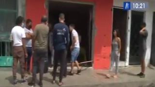 Los Olivos: dos heridos y daños materiales dejó deflagración de gas dentro de pizzería | VIDEO