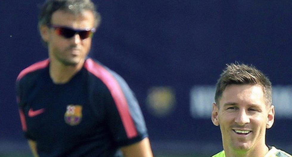 Luis Enrique ha tenido que responder sobre la situación por la que pasa Messi. (Foto: Sport)