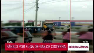 Fuga de gas en camión cisterna causó pánico en Sullana 