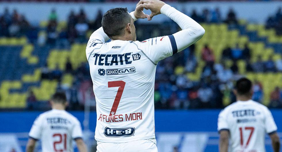 Monterrey derrotó a Cruz Azul en el estadio Azteca. Foto: Rayados