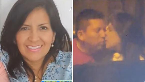 Giuliana Rengifo fue ampayada besando al notario Paul Pineda, quien lleva casado más de 20 años. (Foto: Instagram / captura ATV)