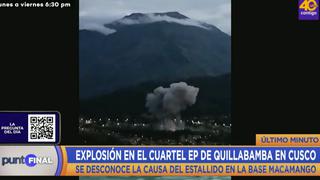 Cusco: explosión en polvorín de cuartel del Ejército deja vecinos heridos y casas aledañas afectadas