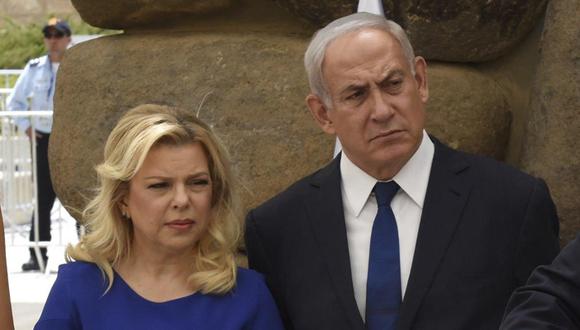 Benjamín Netanyahu y su esposa Sara. (Foto: Reuters)