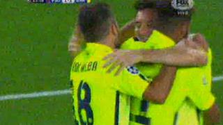 Messi, Neymar e Iniesta arman golazo con pases a un solo toque