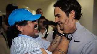 Facebook: Maradona se rinde ante los triunfos de Federer