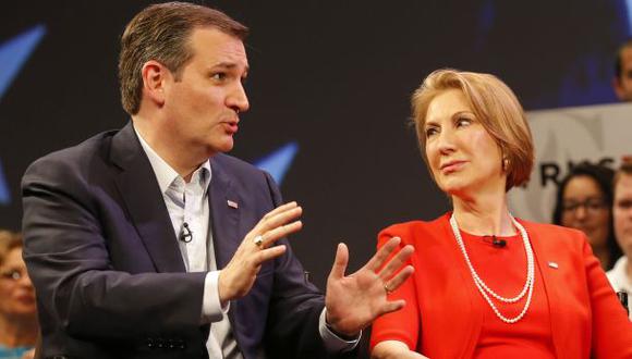 Ted Cruz anuncia que Carly Fiorina sería su vicepresidenta