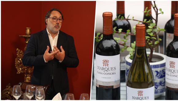 Marcelo Papa presentó en Lima los nuevos vinos de Casa Concha.