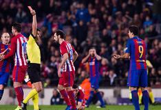 Barcelona vs Atlético Madrid: la increíble expulsión de Luis Suárez