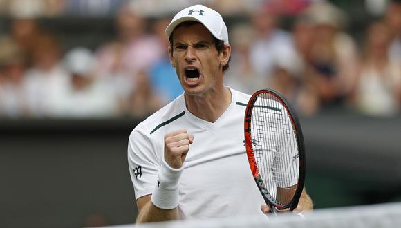 Andy Murray gana 2-0 a Alexander Bublik (por ESPN 2) por la primera ronda de Wimbledon 2017. El partido se suspendió un par de veces por lluvias. (Foto: AFP)