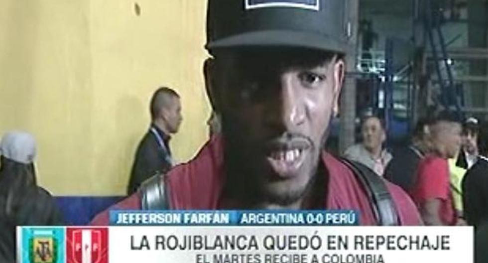 Tras el Perú vs Argentina, Jefferson Farfán declaró y se dio tiempo de trolear a reportero de ESPN. (Video: ESPN - YouTube)