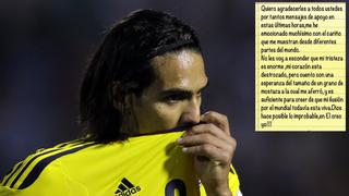 Radamel Falcao: "Mi ilusión del Mundial todavía está viva"