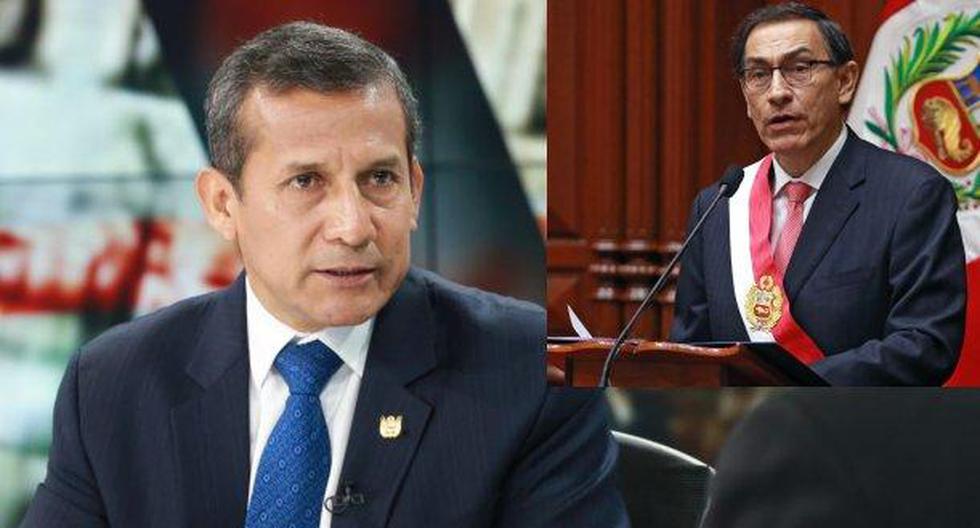Ollanta Humala pidió a Vizcarra que atienda las demandas sociales y la economía. (Foto: Andina)