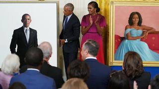 Barack y Michelle Obama revelan sus retratos oficiales en la Casa Blanca