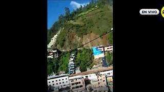 La Libertad: decenas de viviendas quedaron sepultadas tras derrumbe de una ladera en Pataz