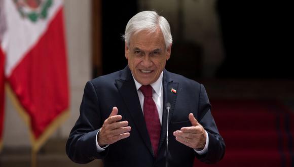 Sebastián Piñera, presidente de Chile, en conferencia de prensa. (Foto:  EFE)