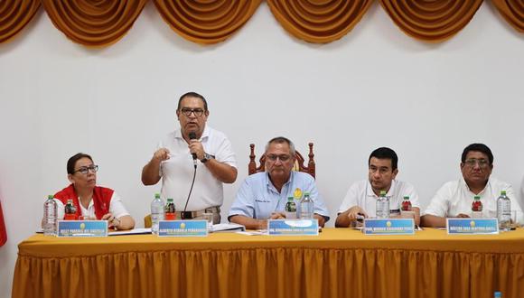 Alberto Otárola presidió una mesa de diálogo con autoridades locales de Tumbes. (Foto: Difusión)