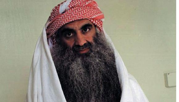 Una imagen de Jalid Sheij Mohammed del 2009 en la prisión de Guantánamo. (Foto: AFP).