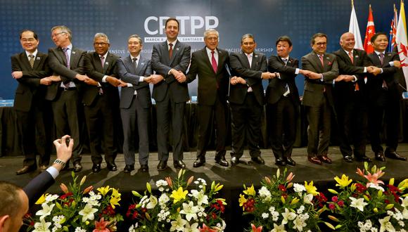 El  Tratado Integral y Progresista de Asociación Transpacífico (CPTPP) fue firmado en marzo por Australia, Brunéi, Canadá, Chile, Japón, Malasia, México, Nueva Zelanda, Perú, Singapur y Vietnam. (Foto: AP)